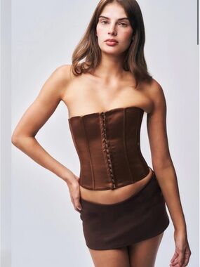 Guizio Micro Mini Stretch Skirt